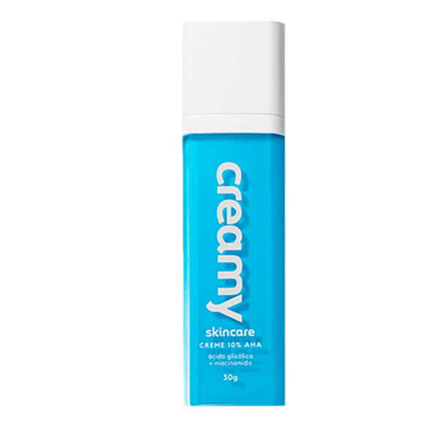 Creme Facial Creamy Skincare 10% AHA Ácido Glicólico 30g