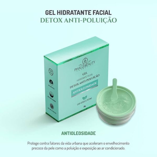 Hidratante em Gel Detox Antioleosidade | Phallebeauty