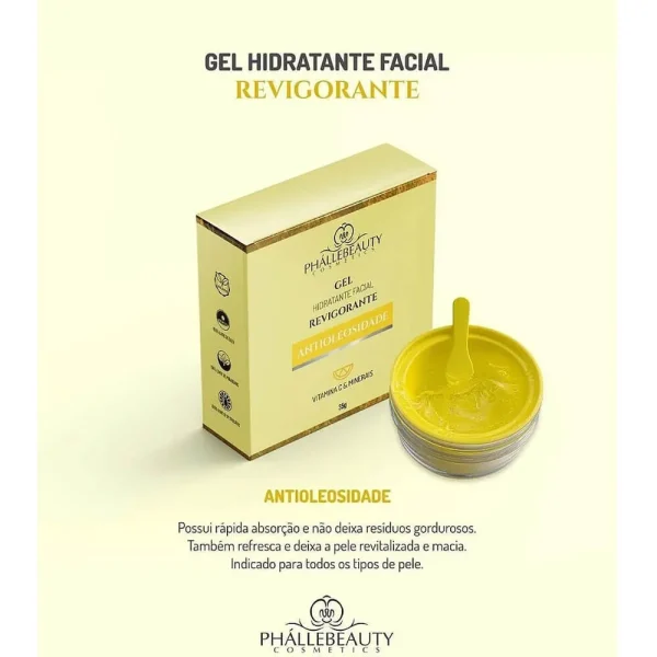 Phallebeauty Gel Hidratante Revigorante Antioleosidade