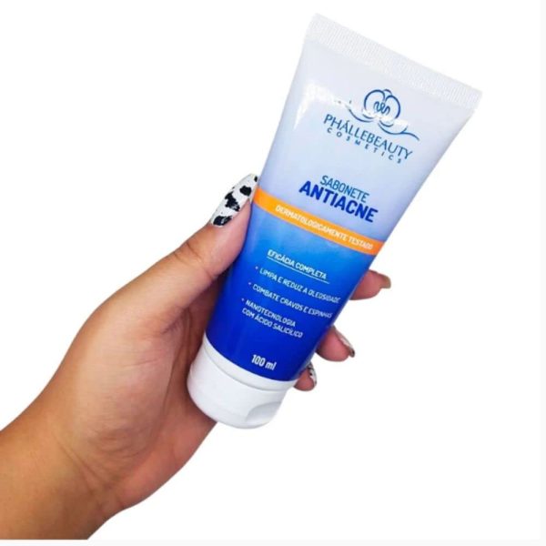 Sabonete Facial Antiacne  100ml Phallebeauty