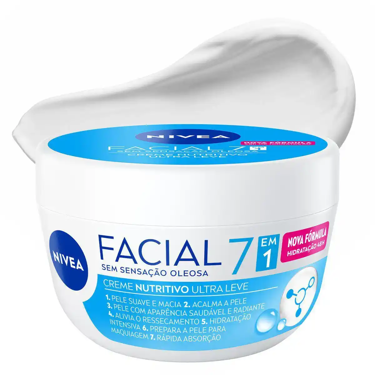 1781186730735-1xumiebvu0a.webp Creme Facial Nívea Nutritivo 7 em 1 100g - Imagem 1