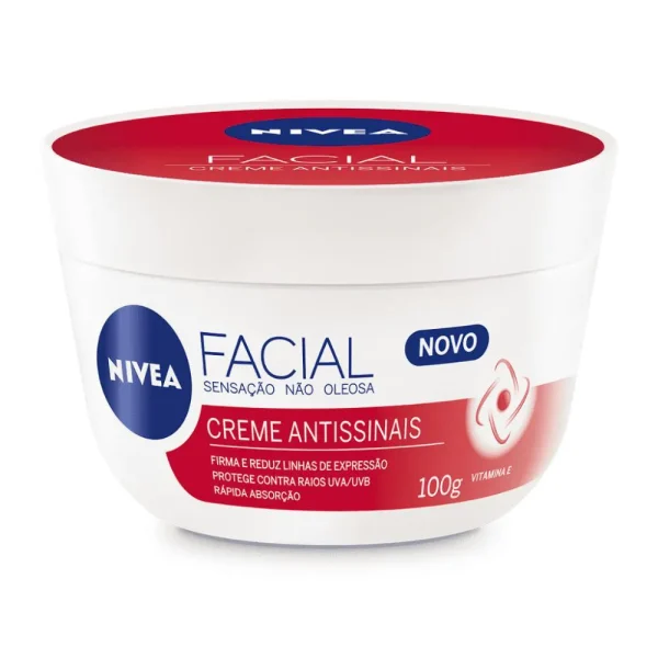 Creme Hidratante Facial Nivea Antissinais 100g