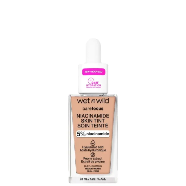 Base Líquida Wet n Wild Bare Focus Niacinamide Skin Tint