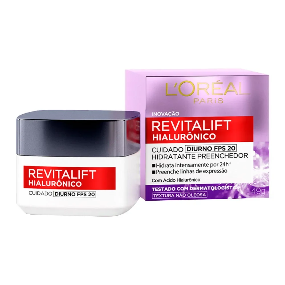 1781706032045-nhjbyo82yh.webp Creme Facial L'Oréal Paris Revitalift Hialurônico Dia - Imagem 1