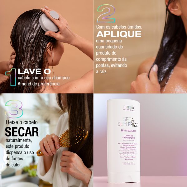 Amend Essencial Leave-In Seca Sem Frizz
