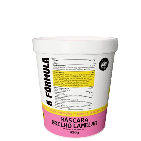 Máscara Capilar Lola Brilho Lamelar