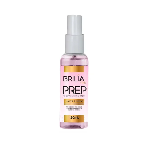 Brilia Nails Prep Spray Higienizante De Unhas
