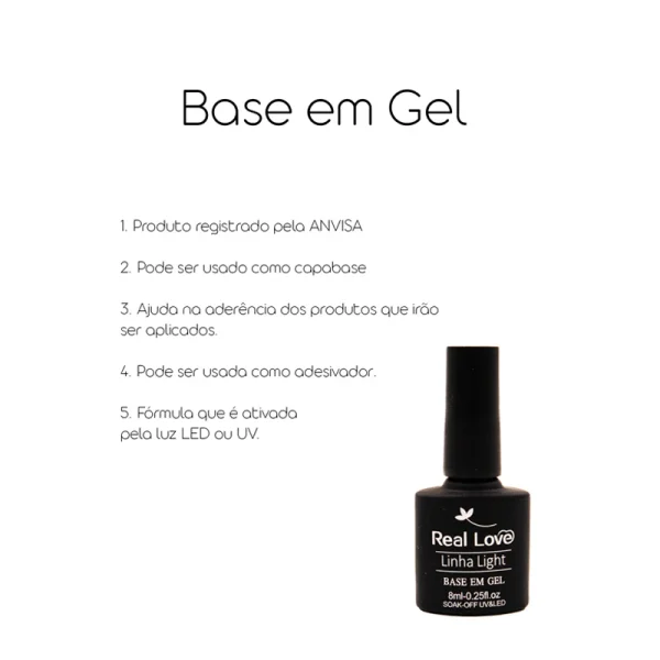 Base Do Esmalte Em Gel Real Love