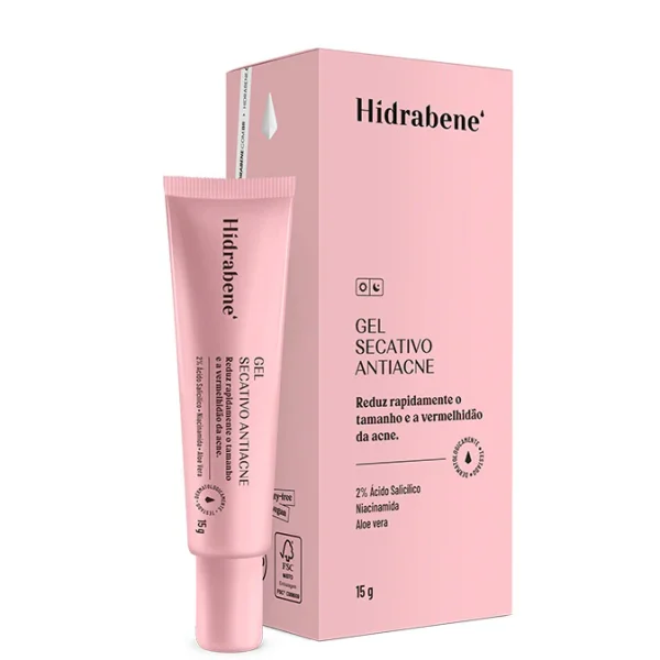 Secativo De Espinhas Antiacne Ação Rápida Hidrabene Gel