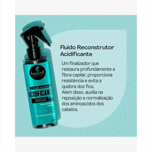 Fluido Reconstrutor Haskell Acidificante 200ml